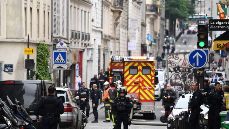 La chaîne de télévision BFM signalait que l'homme avait pénétré dans les bureaux d'une start-up située rue des Petites Ecuries. Photo ALAIN JOCARD/AFP/Getty ImageS.