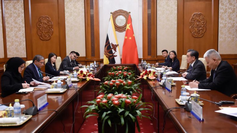 Le ministre chinois des Affaires étrangères Wang Yi rencontrera à Beijing le dirigeant nord-coréen Kim Jong Un à la Maison d'État Diaoyutai. Photo WANG Zhao Pool/Getty Images.