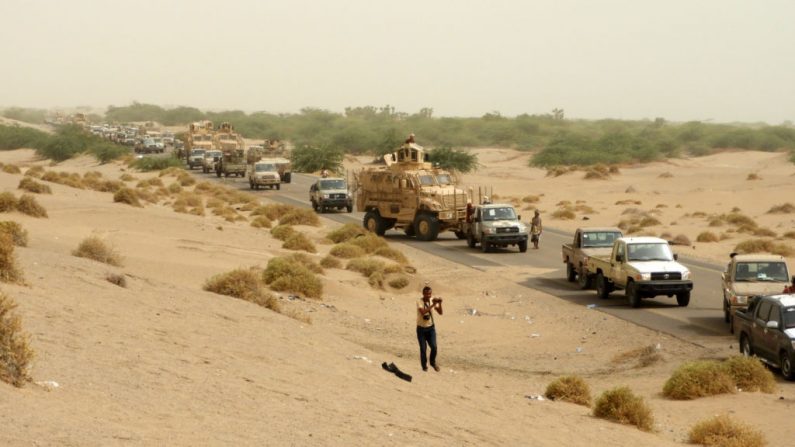 l'ONU prévoit que quelque 250.000 personnes pourraient être déplacées par le conflit dans et autour d'Hodeida. Photo NABIL HASSAN / AFP / Getty Images.