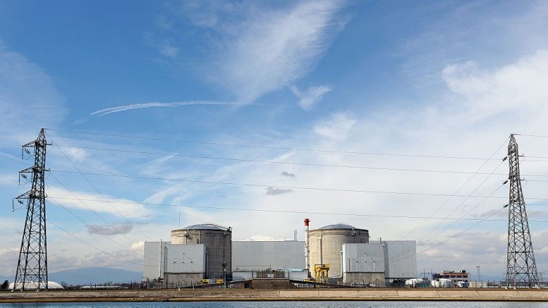 La centrale nucléaire de Fessenheim, la plus ancienne centrale nucléaire française. (Photo FREDERICK FLORIN / AFP / Getty Images)