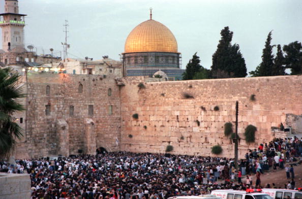 Suite à un incident le mur des lamentations est partiellement fermé. Photo GALI TIBBON/AFP/Getty Images.