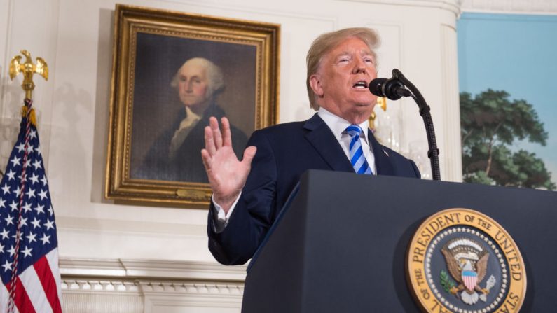 D’un point de vue commercial, l’Union Européenne profite vraiment de nous dit Donald Trump. Photo SAUL LOEB / AFP / Getty Images.