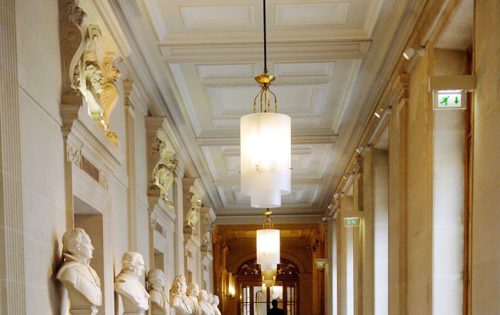 Vue du hall de la Cour de cassation prise à Paris. Photo ERIC FEFERBERG/AFP/Getty Image.