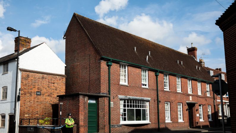 Un homme et une femme d'Amesbury ont été hospitalisés après avoir été exposés à une substance inconnue le 4 juillet 2018 à l'hôpital de Salisbury, Angleterre. Photo par Jack Taylor / Getty Images.