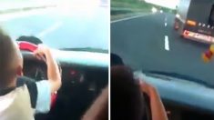 Internet exprime son indignation à l’égard de parents qui semblent encourager un enfant de 8 ans à accélérer sur l’autoroute