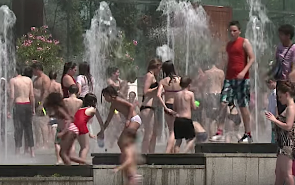 Plan canicule à Paris (Capture d’écran AFP YT)