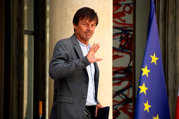 Le ministre de la transition écologique Nicolas Hulot quitte le gouvernement.      (Photo : BERTRAND GUAY/AFP/Getty Images)