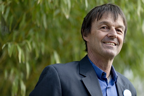 Nicolas Hulot, 63 ans, ministre de la transition écologique et solidaire, a annoncé son départ du gouvernement sur France Inter mardi 28 août. (Photo : KENZO TRIBOUILLARD/AFP/Getty Images)