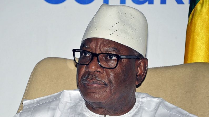 Ibrahim Boubacar Keita est de nouveau réélu pour un second mandat présidentiel. Photo: CELLOU BINANI / AFP / Getty Images.