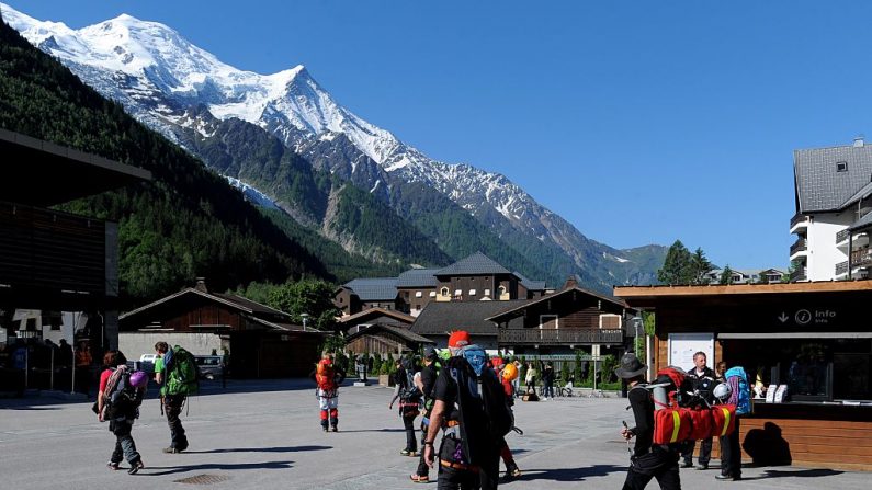 Les trois disparus, deux hommes et une femme d'une trentaine d'années, devaient rejoindre le secteur des Grands-Montets, à 3.300 mètres d'altitude. Photo JEAN-PIERRE CLATOT / AFP / Getty Images.