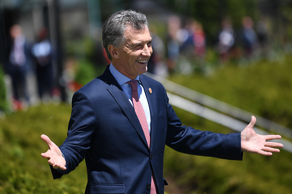 Le président argentin Mauricio Macri. (Photo :  Neil Hall - Pool/Getty Images)