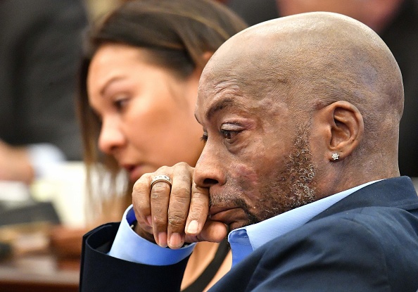        Dewayne "Lee" Johnson, un Américain de 46 ans attaque en justice Monsanto et son herbicide célèbre le Roundup (Photo : JOSH EDELSON/AFP/Getty Images)