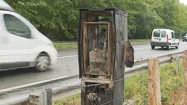 Dans le Pays basque, un second radar a été incendié – une enquête de gendarmerie est ouverte