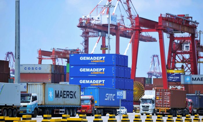 Les exportations ont porté la croissance du PIB au deuxième trimestre. (-/AFP/Getty Images)