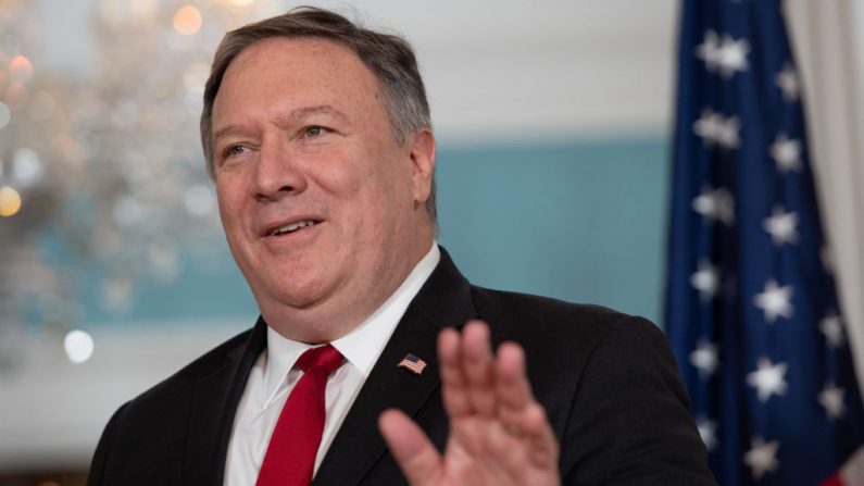 Le secrétaire d'Etat américain Mike Pompeo se rend au Pakistan pour rencontrer le nouveau Premier ministre Imran Khan. SAUL LOEB / AFP / Getty Images.