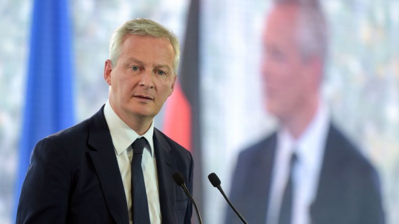 Le ministre français de l'Economie et des Finances, Bruno Le Maire, monte au front sur la taxation des géants du numérique. Photo ERIC PIERMONT / AFP) / Getty Images.