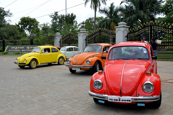 La production de la mythique Coccinelle s'arrêtera en juillet  2019.  (Photo : MANJUNATH KIRAN/AFP/Getty Images)