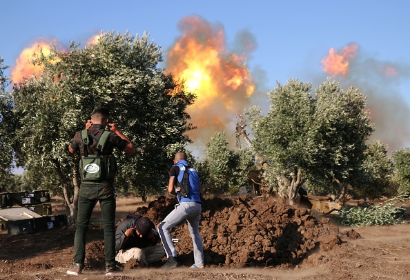 -L’attaque a visé la ville de Boukamal (sud-est), sur la rive droite de l'Euphrate, proche de la frontière irakienne. Photo d’illustration AHMAD AL-MSALAM / AFP / Getty Images.