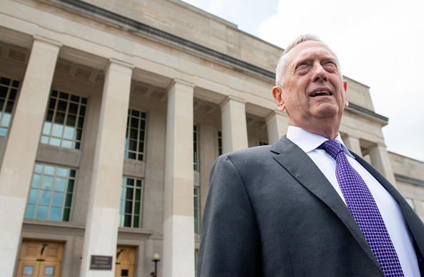 Le secrétaire américain à la Défense, Jim Mattis, était l'un des destinataires des colis suspects. (Photo : SAUL LOEB/AFP/Getty Images)