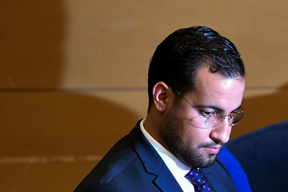 Alexandre Benalla lors de son audition.      (Photo : ALAIN JOCARD/AFP/Getty Images)