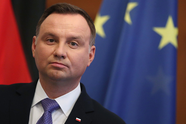 Le président polonais Andrzej Duda le 23 octobre 2018 à Berlin (Sean Gallup/Getty Images)