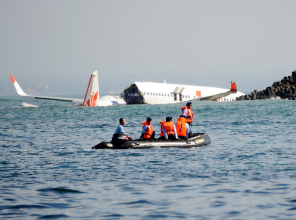 -« Photo d’Illustration » Un Boeing 737 de Lion Air accidenté. Photo SONNY TUMBELAKA / AFP / Getty Images.