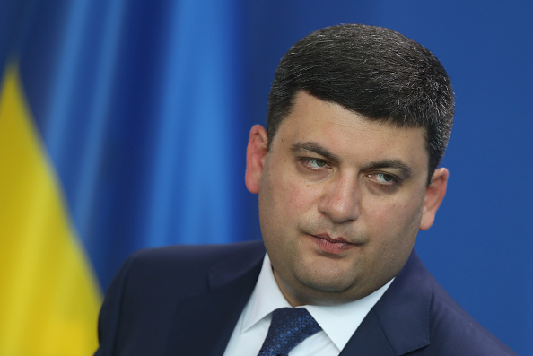 Le Premier ministre ukrainien Volodymyr Groysman a prévenu :"Si nous ne sommes pas capables de continuer de coopérer avec nos partenaires internationaux (...) cela pourrait conduire le pays à une situation de cessation de paiement". (Photo : Sean Gallup/Getty Images)