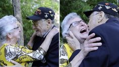 Un homme avait quitté son amour du lycée pour servir pendant la Seconde Guerre mondiale. Ils ont eu des retrouvailles émouvantes 76 ans plus tard