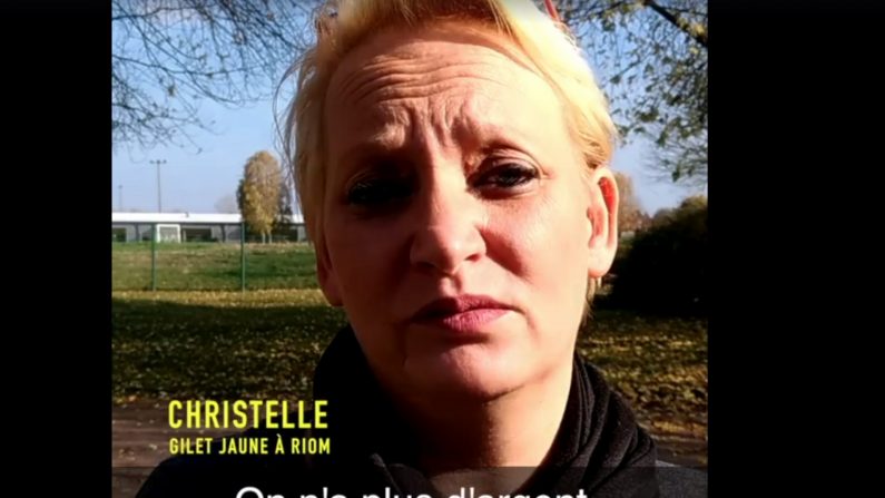 Christelle, Gilet Jaune