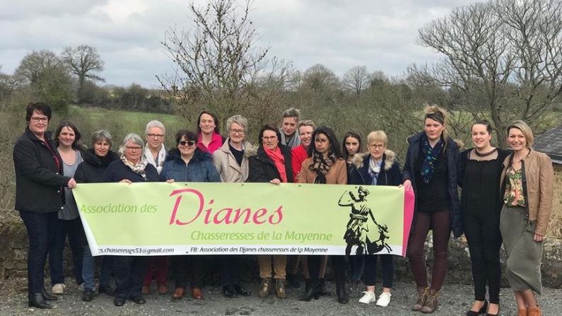 Crédit : capture d'écran Facebook - Association des Dianes Chasseresses de la Mayenne. 