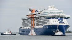 France: départ du palace flottant Celebrity Edge pour les Etats-Unis