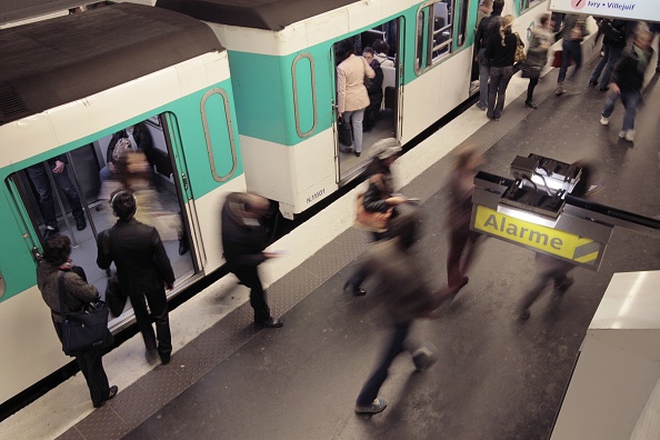 Image d'illustration. Métro parisien. (JACQUES DEMARTHON/AFP/Getty Images)