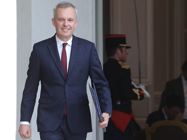 Le ministre de l'Écologie et de la Transition François de Rugy. (Photo : LUDOVIC MARIN/AFP/Getty Images)