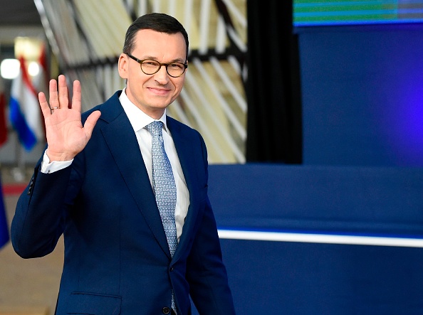 Le Premier ministre polonais Mateusz Morawiecki (JOHN THYS/AFP/Getty Images)