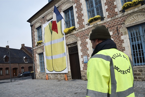 L'hôtel de ville de Morbecque, dans le nord de la France, le 15 novembre 2018. (FRANCOIS LO PRESTI / AFP / Getty Images)