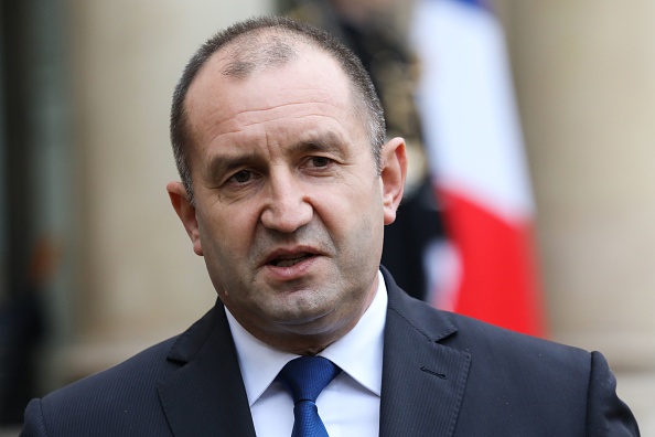 Le président de la Bulgarie Rumen Radev (LUDOVIC MARIN/AFP/Getty Images)