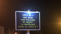 Var : un afficheur défend les « gilets jaunes » sur un panneau publicitaire