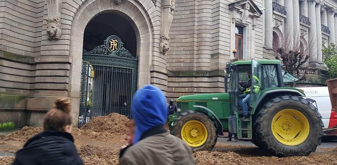 Manifestation des agriculteurs prévue pour la semaine prochaine. (Capture d’écran Twitter@collCartonJaune)