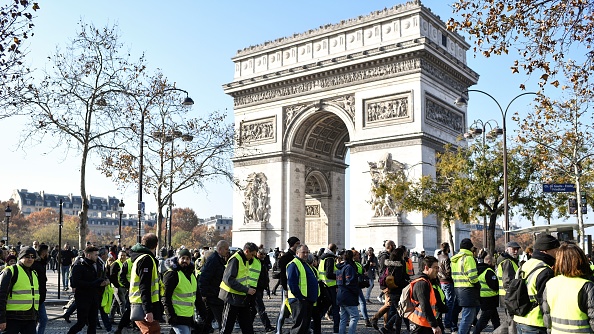 La principale coordination CIP-IDF rejoint le mouvement des "gilets jaunes".       (Photo : STEPHANE DE SAKUTIN/AFP/Getty Images)