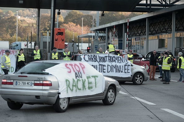 La liste des revendications des "Gilets jaunes" est longue. (Photo : IROZ GAIZKA/AFP/Getty Images)