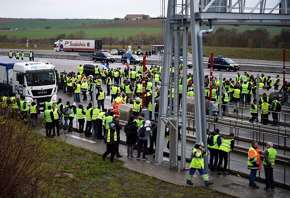 "Gilets jaunes" : le groupe Vinci renonce à l'argent perdu aux péages.  (Photo : JEAN-CHRISTOPHE VERHAEGEN/AFP/Getty Images)