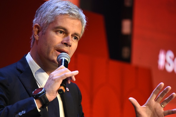 Laurent Wauquiez, président Les Républicains (LR). (Photo : ERIC PIERMONT/AFP/Getty Images)