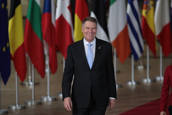 Klaus Iohannis, président de la Roumanie au Conseil européen lors du sommet européen de deux jours qui s'est tenu le 14 décembre 2018 à Bruxelles. (Photo : Dan Kitwood/Getty Images)