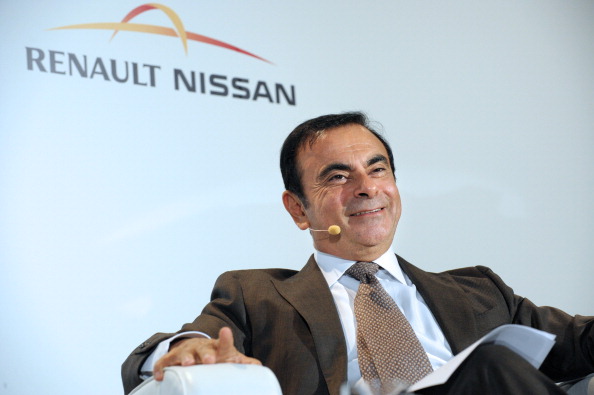 -Le directeur général de Renault-Nissan, Carlos Ghosn, un mois après l'arrestation pour dissimulation de revenus présumée de l'homme fort de l'alliance, depuis mis en examen et toujours en détention dans une prison de Tokyo, la situation entre les deux alliés s'envenime. Photo ERIC PIERMONT / AFP / Getty Images.