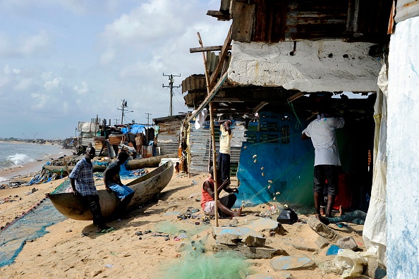 -Au Liberia 33.000 personnes vivent de l'industrie de la pêche et que 65% des protéines animales consommées par les quelque cinq millions d'habitants de ce pays. Photo ZOOM DOSSO / AFP / Getty Images.