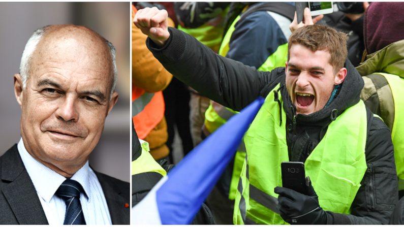 Menacé de sanctions disciplinaires pour avoir cosigné une lettre contre le Pacte mondial sur l’immigration adressée à Emmanuel Macron, le général Didier Tauzin a recueilli le soutien « indéfectible » d’un groupe de ‘gilets jaunes’. Crédit : Facebook - Général Didier Tauzin - Jeff J Mitchell/Getty Images.