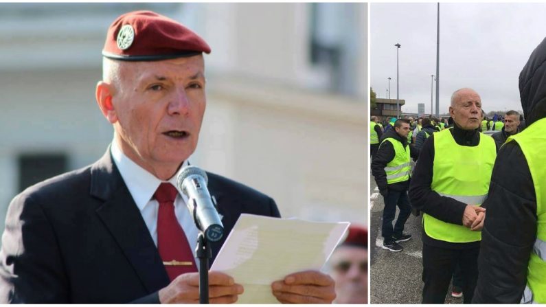 Dans une vidéo publiée sur les réseaux sociaux, le général Piquemal a délivré un message fort au peuple français, appelant au sang-froid et à la dignité dans l’intérêt supérieur de la nation. Crédit : capture d'écran Facebook Soutien au général Piquemal.