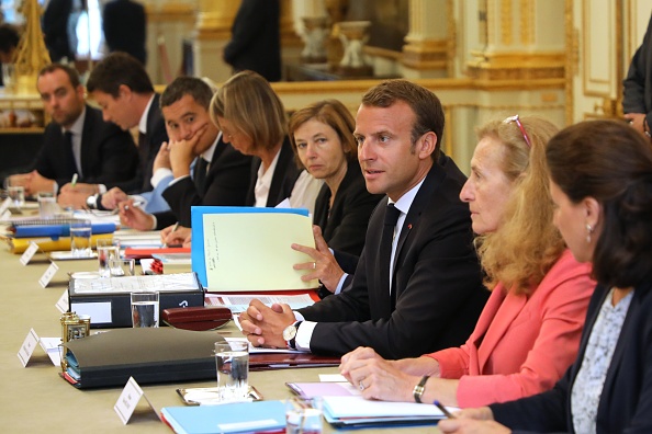 Le gouvernement avant le grand débat prévu pour le 15 janvier.  (Photo :  LUDOVIC MARIN/AFP/Getty Images)