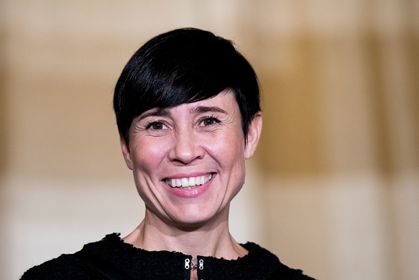 -La ministre norvégienne des Affaires étrangères, Ine Marie Eriksen Soreide, a exhorté la Pologne à rappeler le consul polonais. Photo MARTIN OUELLET-DIOTTE / AFP / Getty Images.