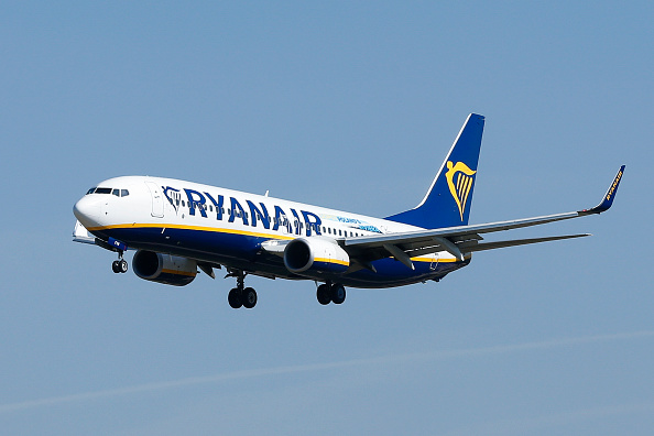 Un Boeing 737-800 de Ryanair. Photo BARRENA / AFP / Getty Images.